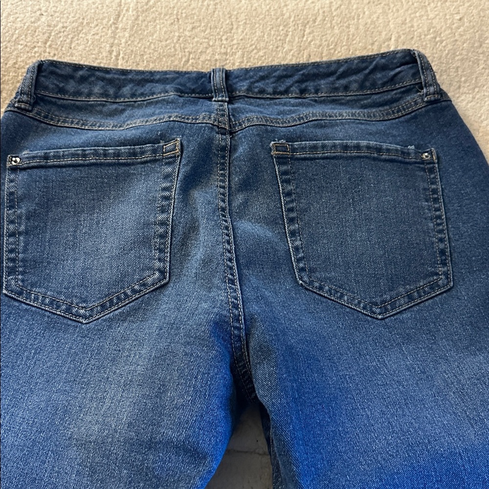 Classic Blue Straight Leg Women's Jeans